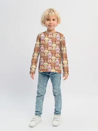 Детский лонгслив / Animals