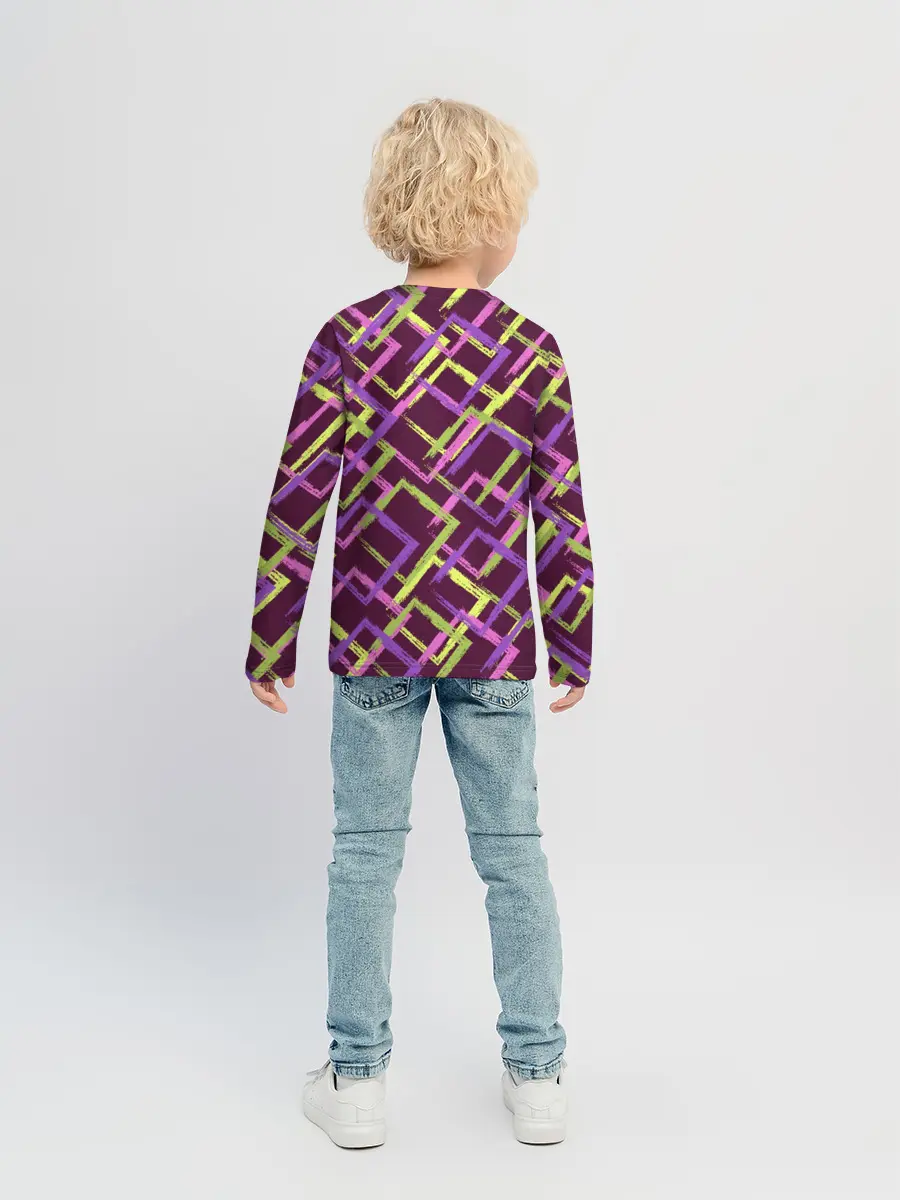 Детский лонгслив / Абстракция-2