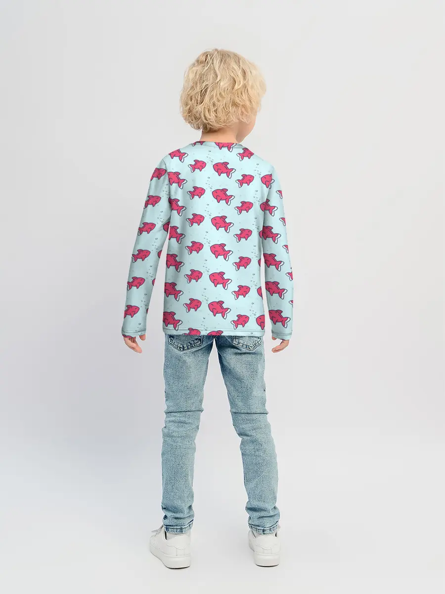 Детский лонгслив / Рыбки