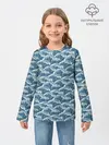 Детский лонгслив / Волны