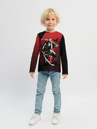 Детский лонгслив / Самурай