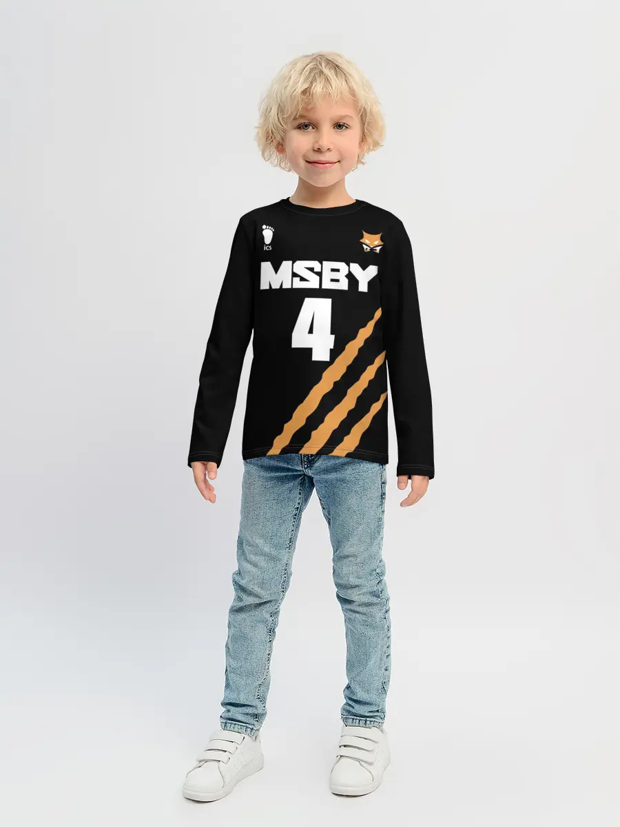 Детский лонгслив / 4 | MSBY | BLACK JACKALS