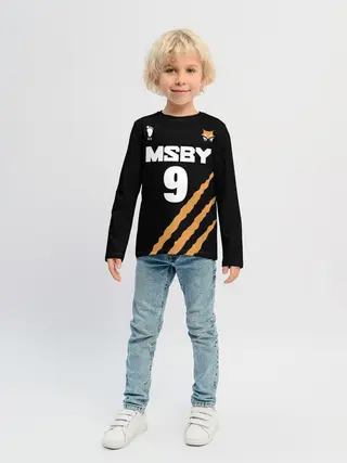 Детский лонгслив / 9 | MSBY | BLACK JACKALS
