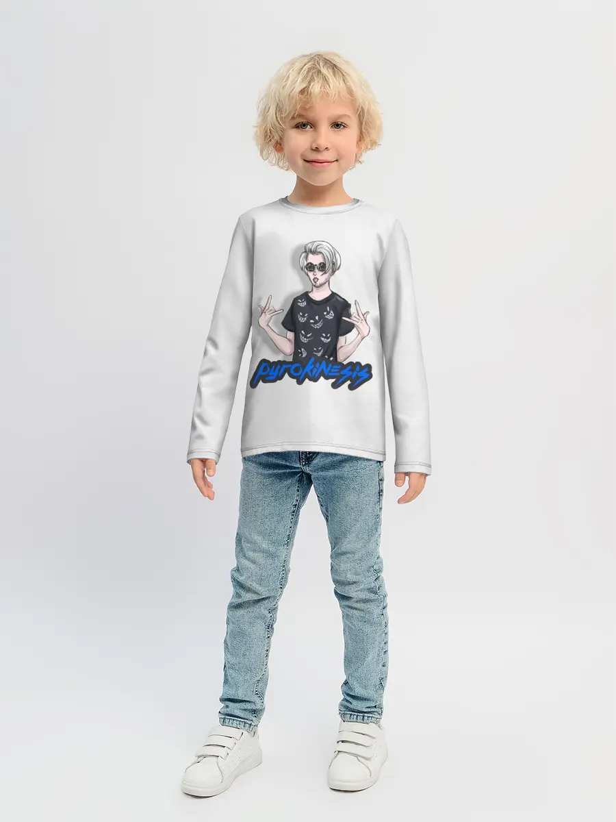 Детский лонгслив / Pyrokinesis Star