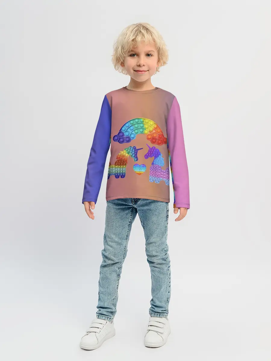 Детский лонгслив / Единороги уже не те