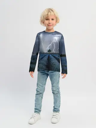Детский лонгслив / Молнии