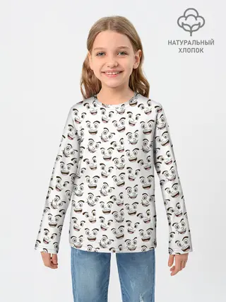 Детский лонгслив / Рожицы