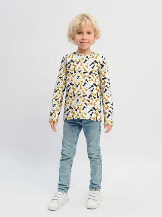 Детский лонгслив / Шахматные Фигуры