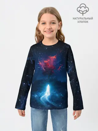 Детский лонгслив / Душа идущая в космос | Soul space