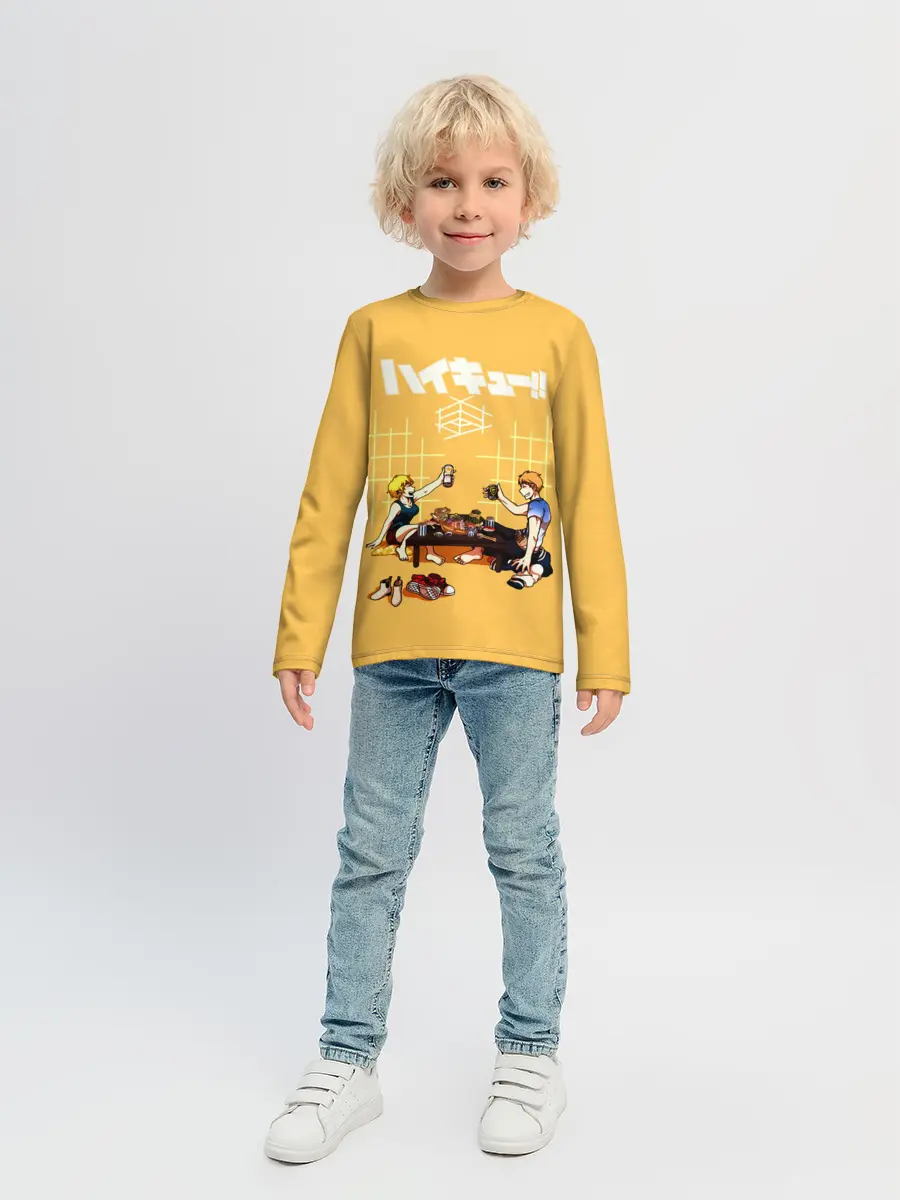 Детский лонгслив / Ужин Натсу и Шоё Хината Haikyu!!