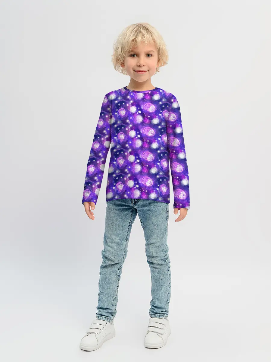 Детский лонгслив / Galaxy