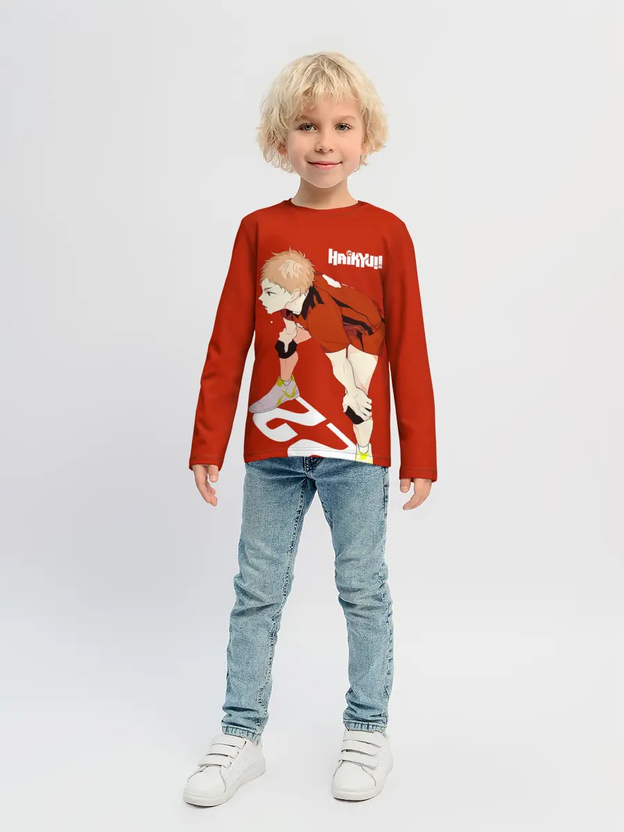 Детский лонгслив / Мориске Яку старшая Некома