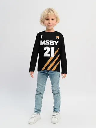 Детский лонгслив / 21 | MSBY | BLACK JACKALS