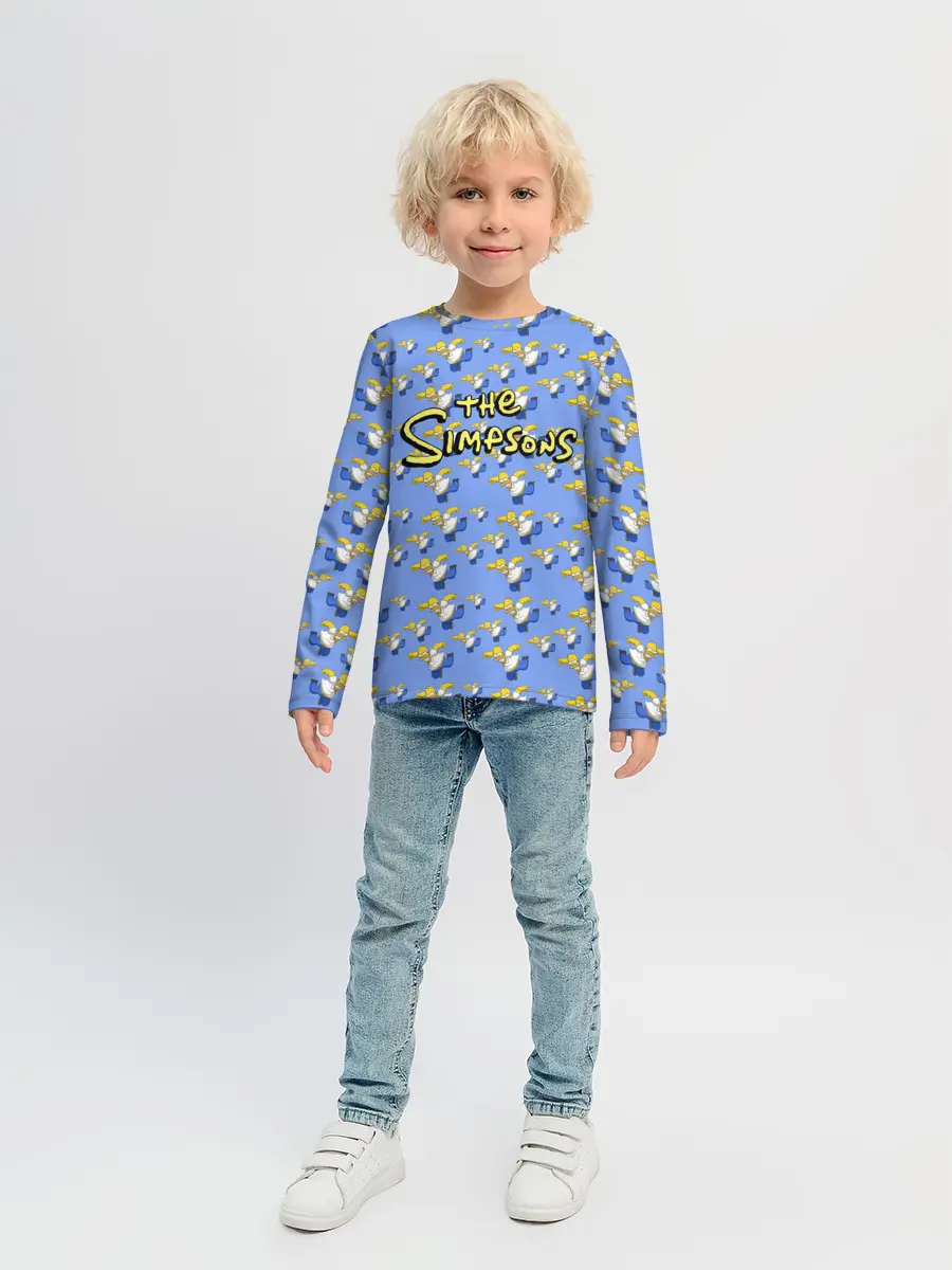 Детский лонгслив / Gomers pattern