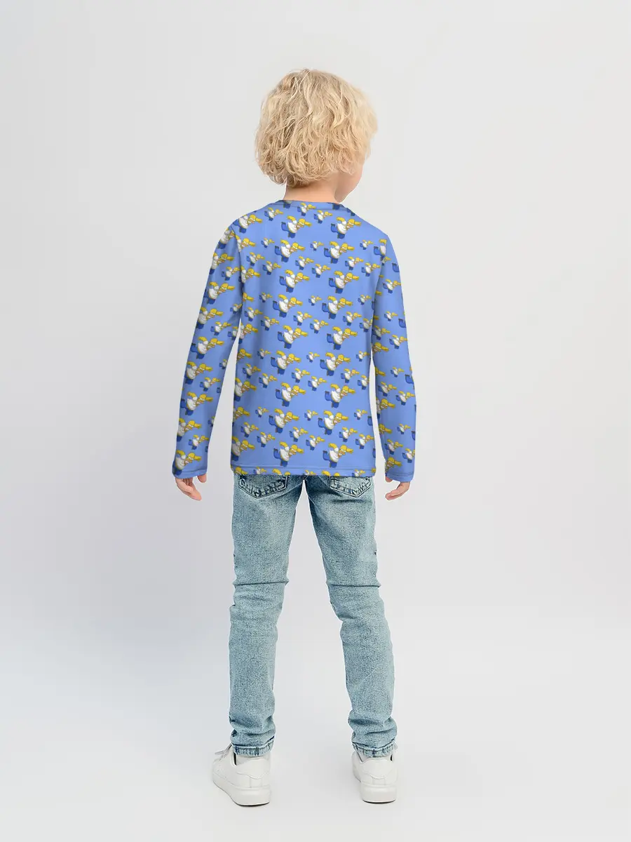 Детский лонгслив / Gomers pattern