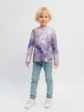 Детский лонгслив / Узор Мозаика