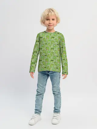 Детский лонгслив / КоронаВирус