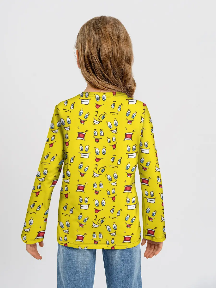 Детский лонгслив / Забавные Лица