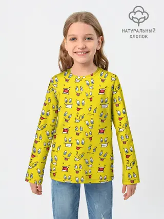 Детский лонгслив / Забавные Лица