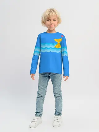 Детский лонгслив / Pop it / Simple Dimple