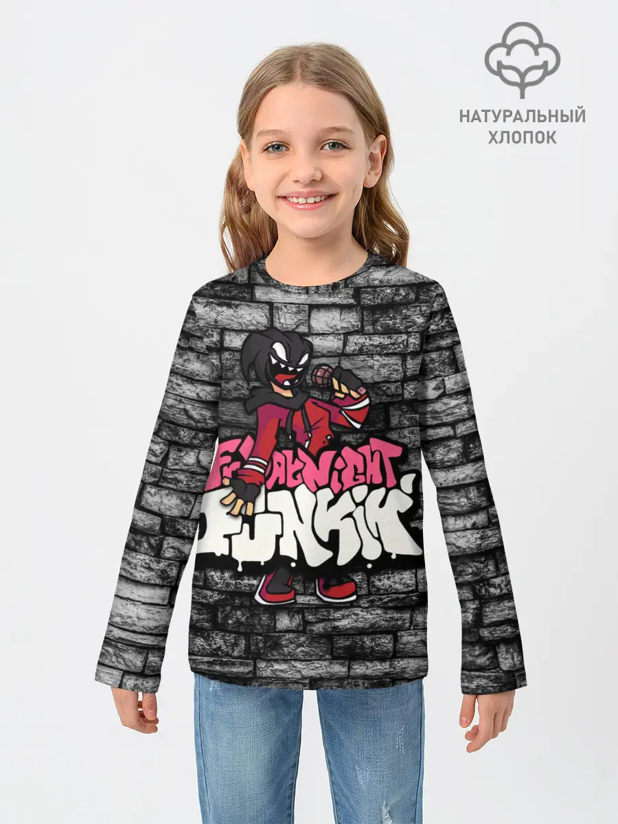 Детский лонгслив / Friday Night Funkin A.G.O.T.I.