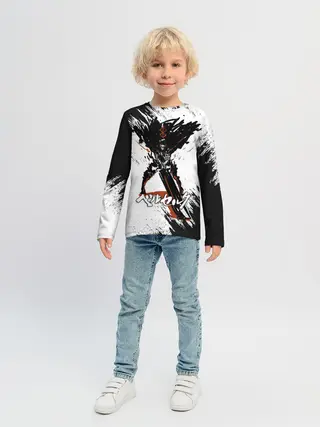 Детский лонгслив / БЕРСЕРК брызги