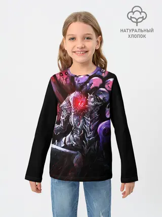 Детский лонгслив / БЕРСЕРК светящийся глаз