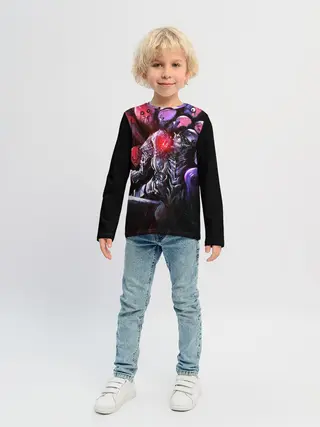 Детский лонгслив / БЕРСЕРК светящийся глаз