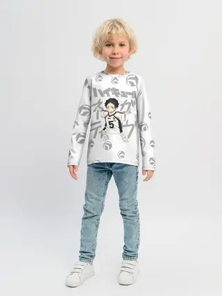 Детский лонгслив / Кейджи Акааши Академия Фукуродани