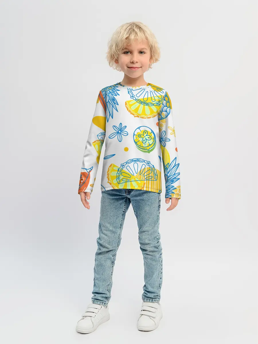 Детский лонгслив / Фруктовое настроение