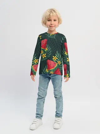 Детский лонгслив / Арзуб и папоротник