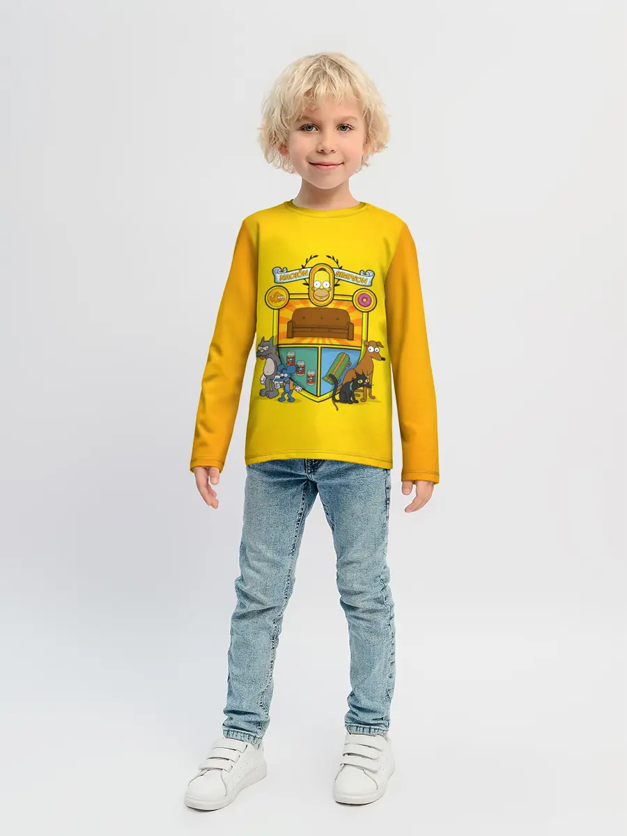 Детский лонгслив / Simpsons nation