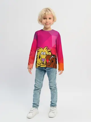 Детский лонгслив / Крутые Бобры!