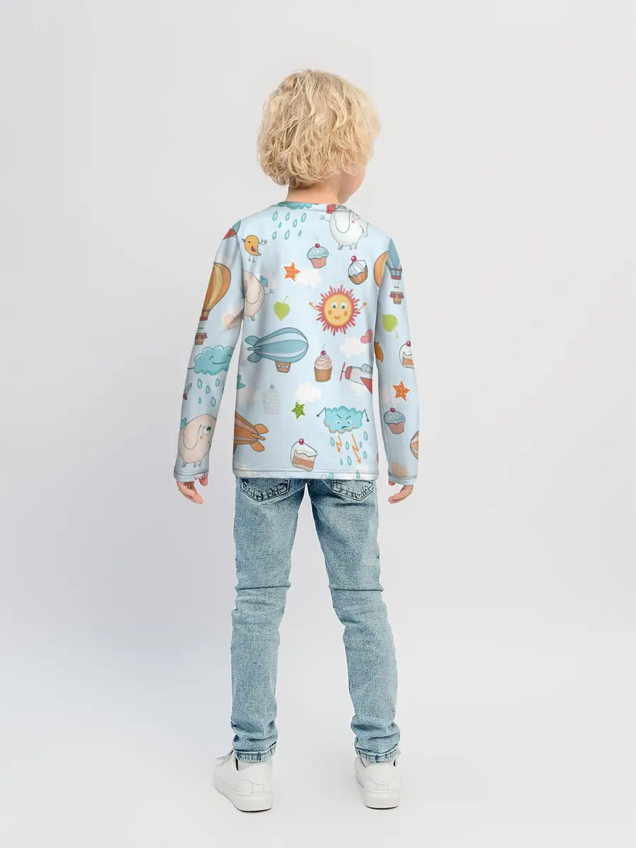 Детский лонгслив / Детские рисунки