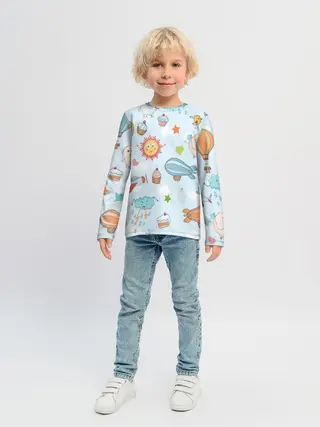 Детский лонгслив / Детские рисунки