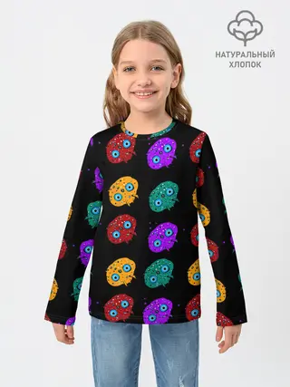 Детский лонгслив / Нашествие инопланетян-ктулху