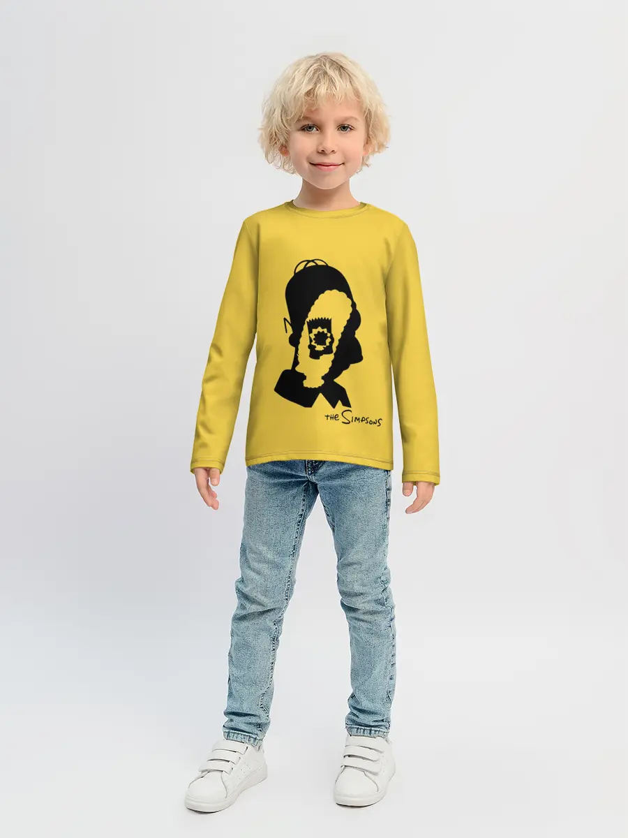 Детский лонгслив / Simpsons family