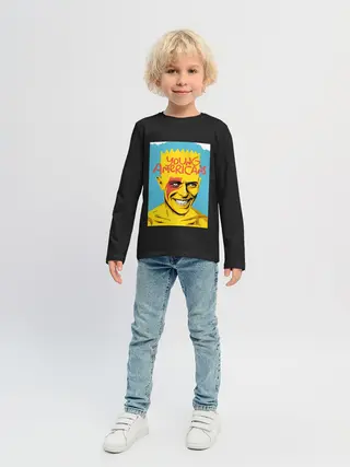 Детский лонгслив / Bart x Bowie