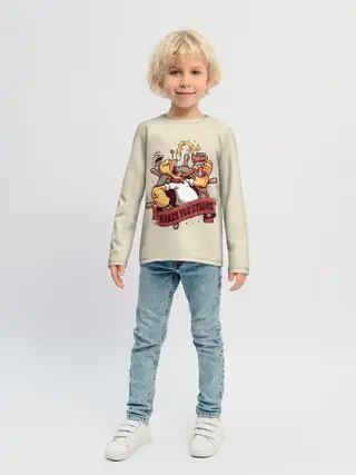 Детский лонгслив / Сделаю тебя сильнее