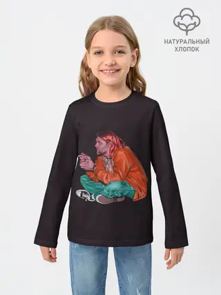 Детский лонгслив / Sad Kurt