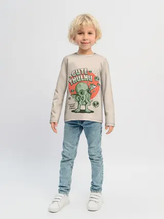 Детский лонгслив / Милый Ктулху