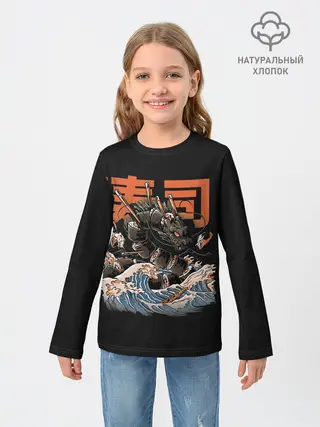 Детский лонгслив / Sushi Dragon