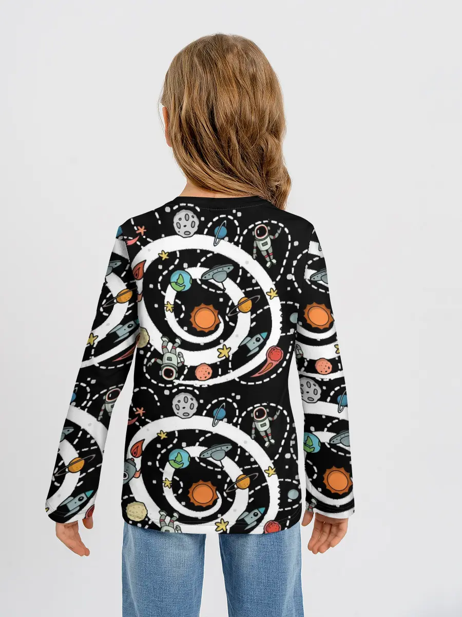 Детский лонгслив / Космический астронавт