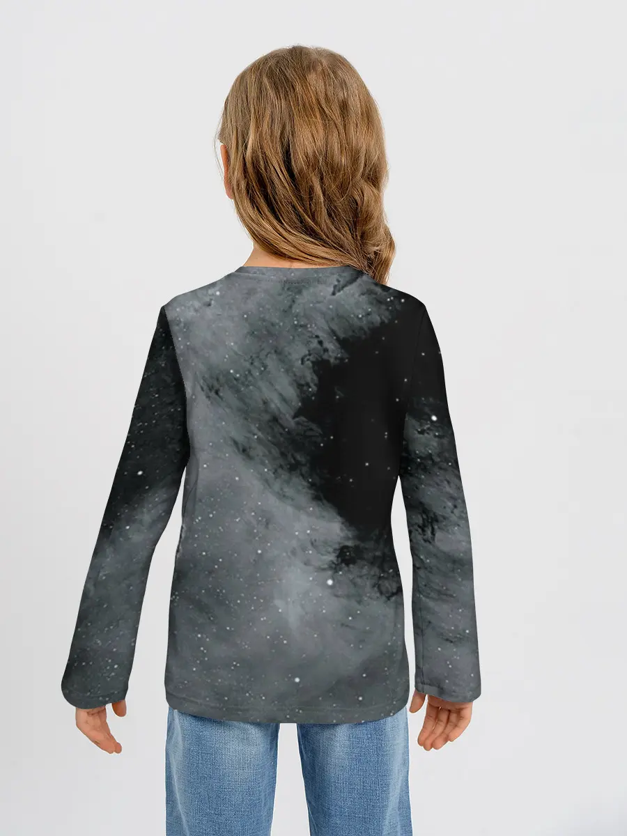 Детский лонгслив / Космос / Абстракция