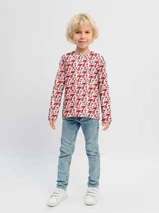 Детский лонгслив / Счастливчик