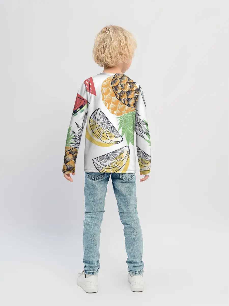 Детский лонгслив / Сочное настроение