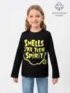 Детский лонгслив / Smells like teen spirit
