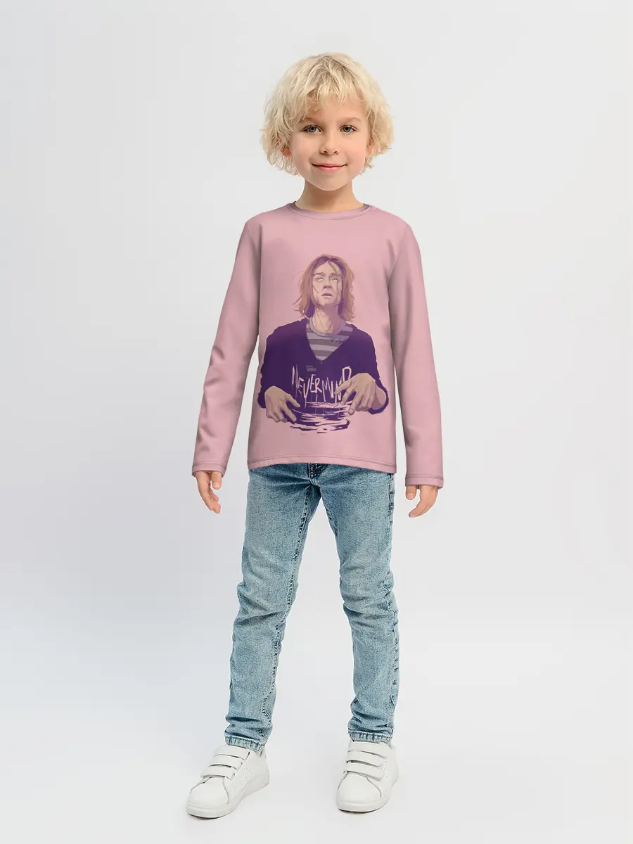 Детский лонгслив / Курт Невермайнд