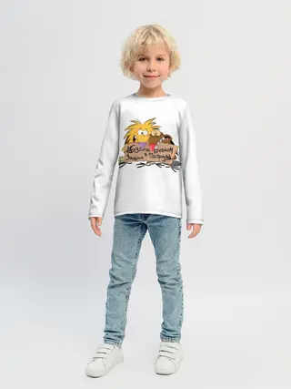 Детский лонгслив / Будешь бревном