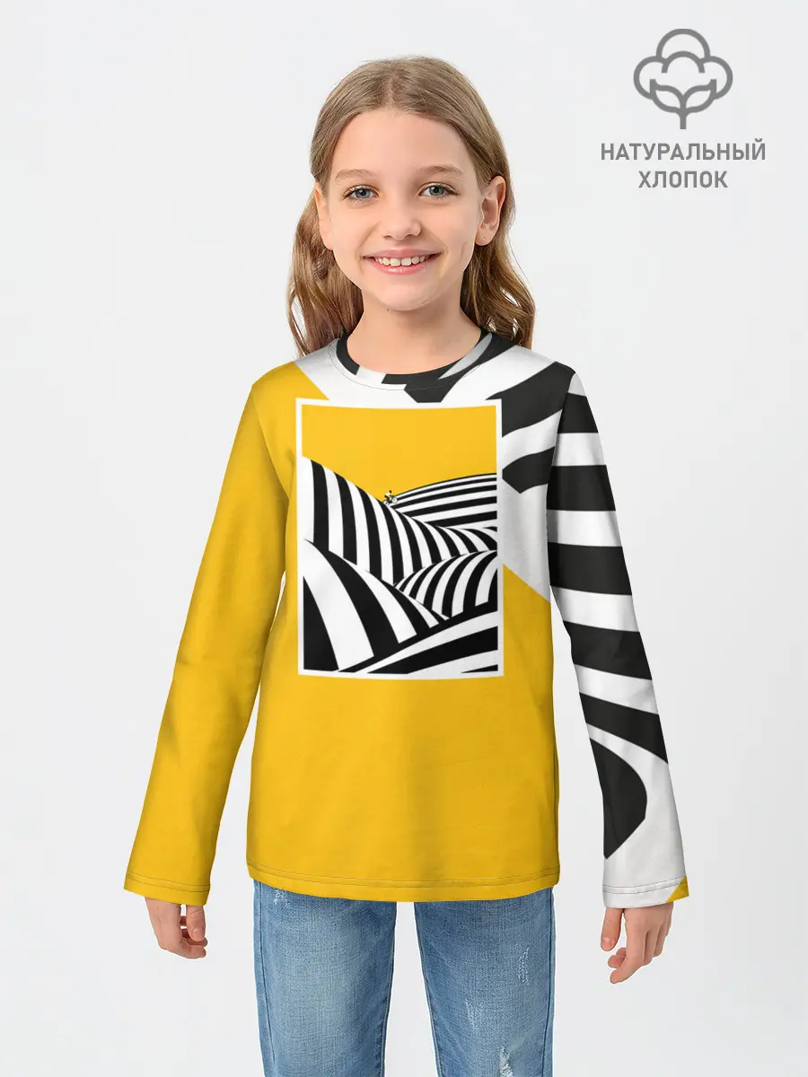 Детский лонгслив / Крути педали